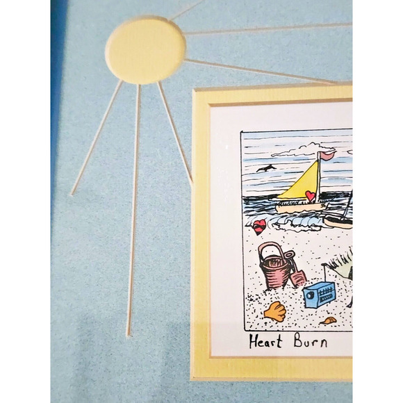 PICTURE PRINT-BILL BRYSON-"Heart Burn"-13 OF 300-Signed-Framed - Picture 8 of 12